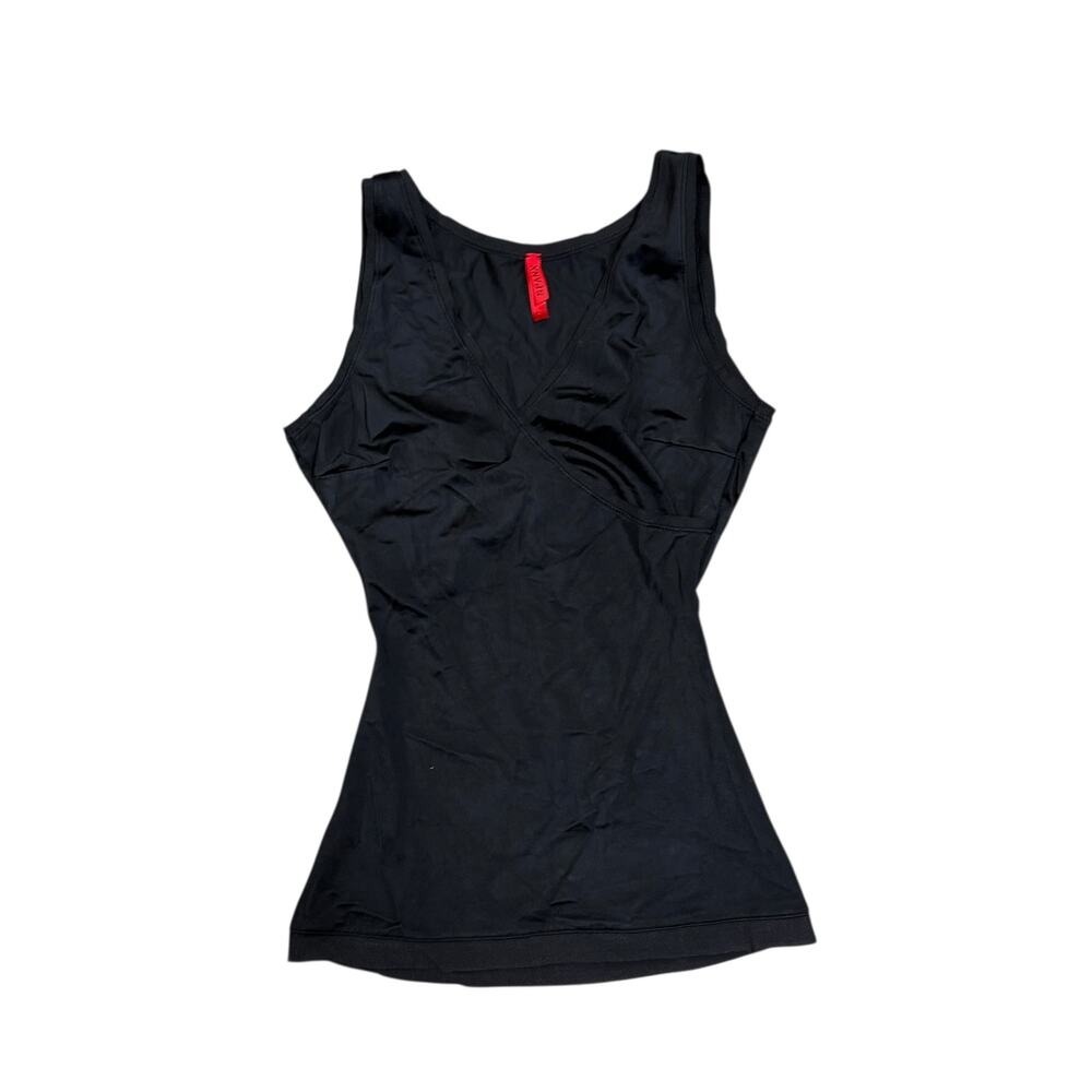 Spanx Wrap Cami Tank Slimplicity Slimming Control Stretch Chic Criss Cross S